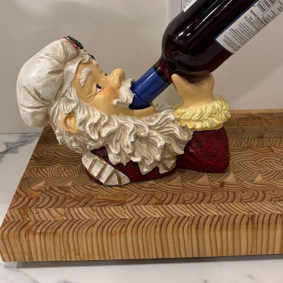 Santa Claus Christmas Bottle Holder Fun Novelty Gift Idea - Picture 2 of 11